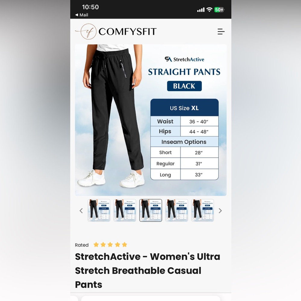 Stretch Active Pants